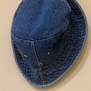 Classic Blue Denim Women's Bucket Hat 💯 Cotton